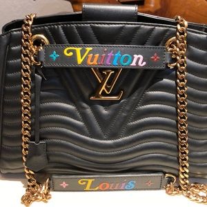 Louis Vuitton New Wave calfskin leather tote